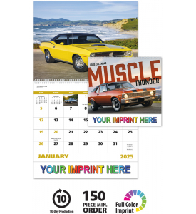 Muscle Thunder Spiral Calendar