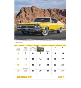 Muscle Thunder Spiral Calendar