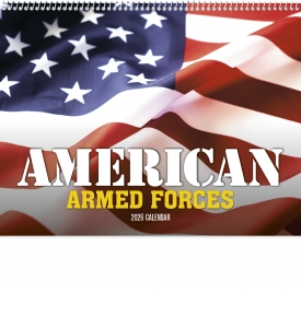 American Armed Forces Spiral Calendar
