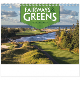 Fairways &amp; Greens Spiral Calendar