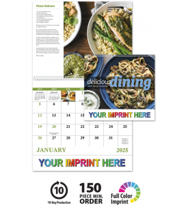 Delicious Dining Spiral Calendar