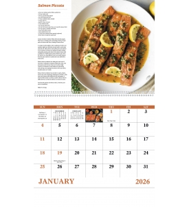 Delicious Dining Spiral Calendar