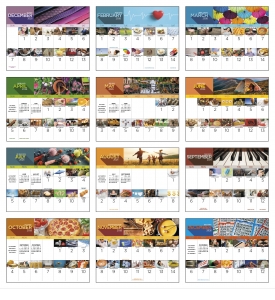 National Day Spiral Calendar