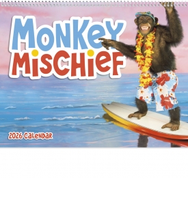 Monkey Mischief Spiral Calendar