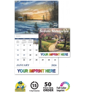 Scenic Memories Spiral Calendar