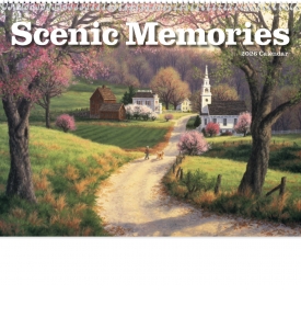 Scenic Memories Spiral Calendar