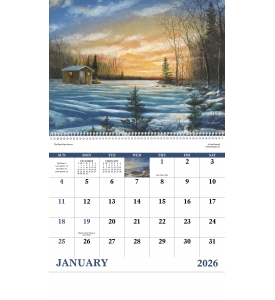 Scenic Memories Spiral Calendar