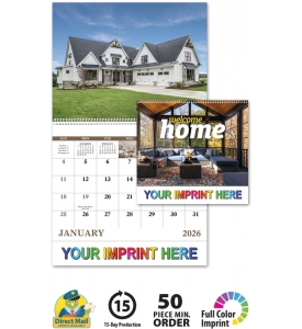 Welcome Home Spiral Calendar