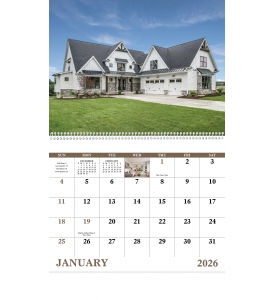 Welcome Home Spiral Calendar