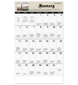 Daily History Spiral Calendar