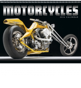 Motorcycles Spiral Calendar