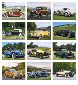 Antique Autos Spiral Calendar