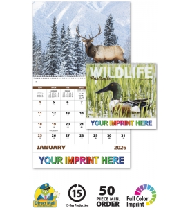 Wildlife Portraits Spiral Calendar