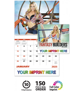 Fantasy Builders Spiral Calendar
