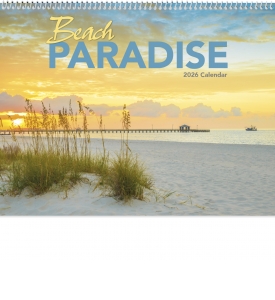 Beach Paradise Spiral Calendar