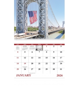 Celebrate America Spiral Calendar