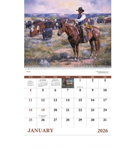 Western Frontier Spiral Calendar