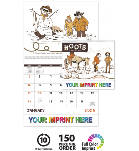 Hoots by Mad Jack Spiral Calendar