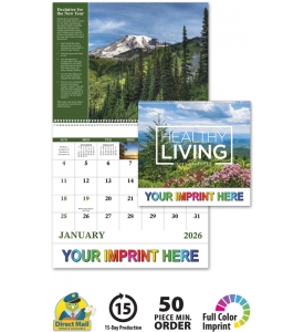 Healthy Living Spiral Calendar