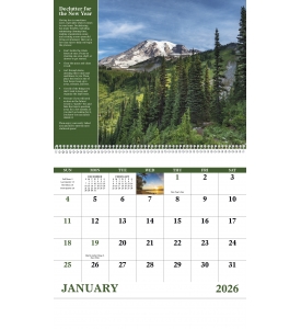 Healthy Living Spiral Calendar