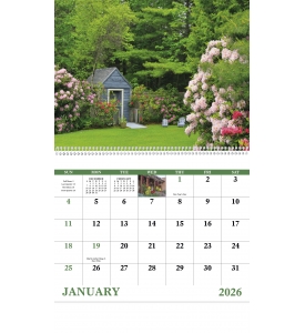 Garden Walk Spiral Calendar