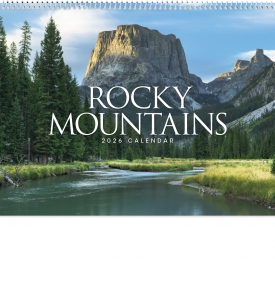 Rocky Mountains Spiral Wall Calendar