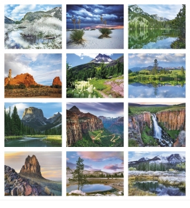 Rocky Mountains Spiral Wall Calendar
