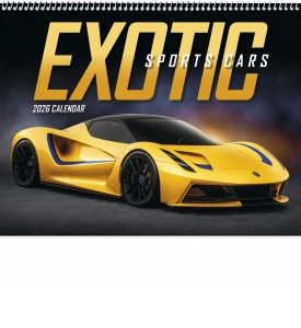 Exotic Sports Cars Spiral Calendar