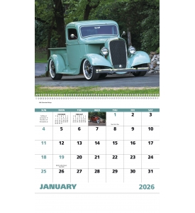 Street Rods Spiral Calendar