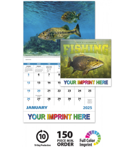 Fishing Spiral Calendar