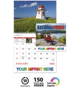Canadian National Parks Spiral Calendar