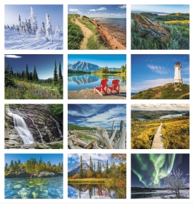 Canadian National Parks Spiral Calendar