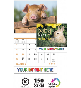 Baby Farm Animals Calendar