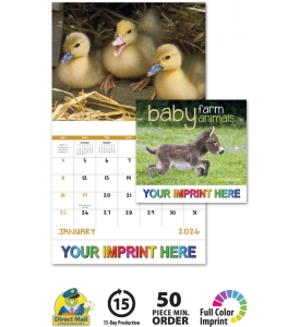 Baby Farm Animals Calendar