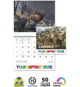 Wildlife Canvas Calendar