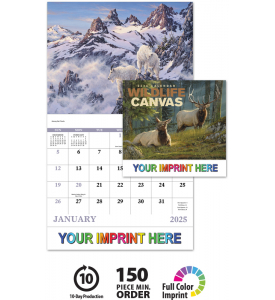 Wildlife Canvas Calendar