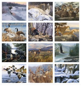 Wildlife Canvas Calendar