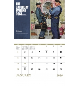 The Saturday Evening Post Stapled Calendar