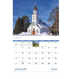 Scenic Churches Calendar II