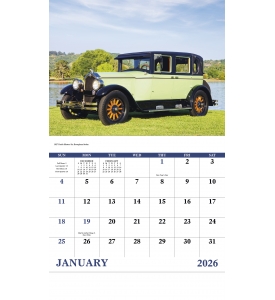 Antique Autos Calendar