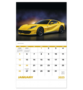 Exotic Sports Cars Calendar