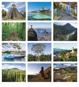 Latinoamerica en Paisajes Calendar