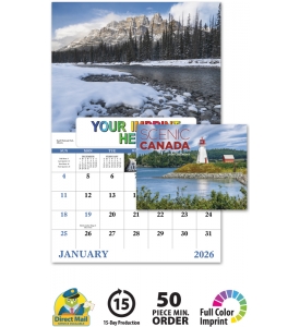 Scenic Canada Window Calendar