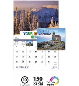Scenic Canada Window Calendar
