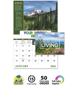 Healthy Living Window Calendar