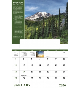 Healthy Living Window Calendar
