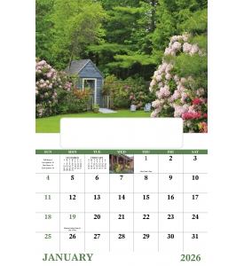 Garden Walk Window Calendar