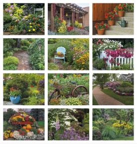 Garden Walk Window Calendar