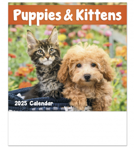 Puppies and Kittens Mini Calendar