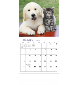 Puppies and Kittens Mini Calendar